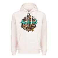 Pale Pink anchored hebrews 6 19 Premium Hoodie - texasbilliewilder