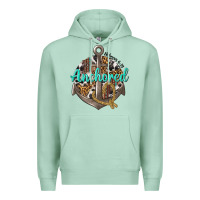 Seafoam anchored hebrews 6 19 Premium Hoodie - texasbilliewilder