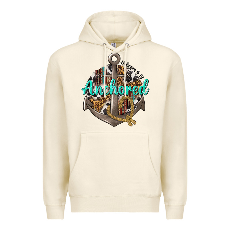 Anchored Hebrews 6 19 Premium Hoodie by texasbilliewilder | Teevron