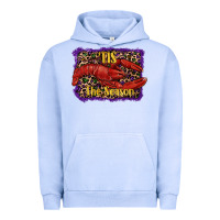 Pigment Grape Ice Mardi Gras Tis The Season Lobster Urban Hoodie - RanaPortraitStore