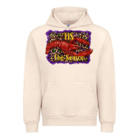 Sandshell Mardi Gras Tis The Season Lobster Urban Hoodie - RanaPortraitStore