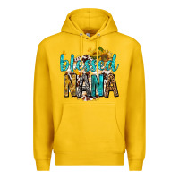 Lemon blessed nana with sunflowers Premium Hoodie - texasbilliewilder