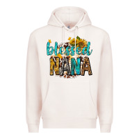 Pale Pink blessed nana with sunflowers Premium Hoodie - texasbilliewilder