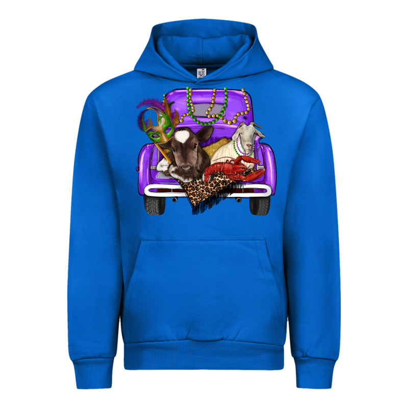 Mardi Gras Truck With Farm Animals Urban Hoodie by RanaPortraitStore | Teevron