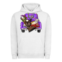 Pigment Lunar Rock Mardi Gras Truck With Farm Animals Urban Hoodie - RanaPortraitStore