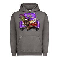 Pigment Tornado Mardi Gras Truck With Farm Animals Urban Hoodie - RanaPortraitStore