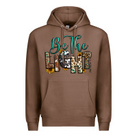 Chestnut be the light matthew 5 14 Premium Hoodie - RanaPortraitStore