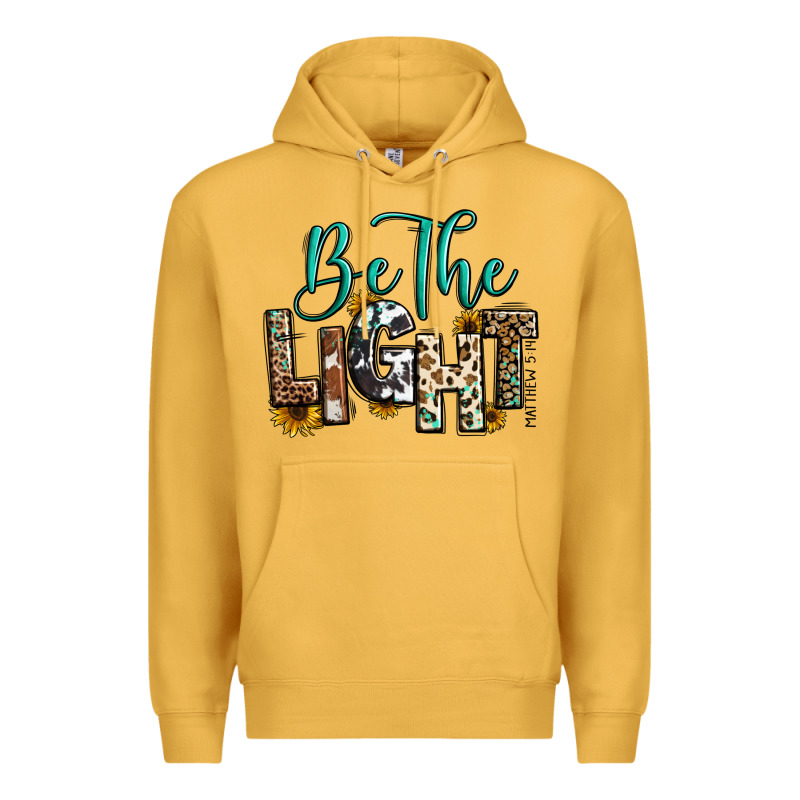 Be The Light Matthew 5 14 Premium Hoodie by RanaPortraitStore | Teevron