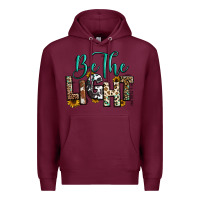 Burgundy be the light matthew 5 14 Premium Hoodie - RanaPortraitStore