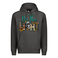 Charcoal Heather be the light matthew 5 14 Premium Hoodie - RanaPortraitStore