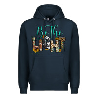 Navy be the light matthew 5 14 Premium Hoodie - RanaPortraitStore
