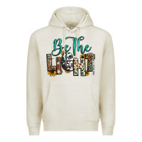 Oatmeal Heather be the light matthew 5 14 Premium Hoodie - RanaPortraitStore