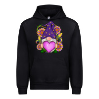 Black Mardi Gras gnome Urban Hoodie - RanaPortraitStore