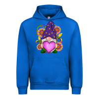 Cobalt Mardi Gras gnome Urban Hoodie - RanaPortraitStore