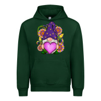 Forest Green Mardi Gras gnome Urban Hoodie - RanaPortraitStore