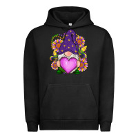 Pigment Black Mardi Gras gnome Urban Hoodie - RanaPortraitStore
