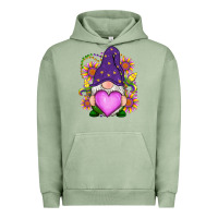 Pigment Oil Green Mardi Gras gnome Urban Hoodie - RanaPortraitStore