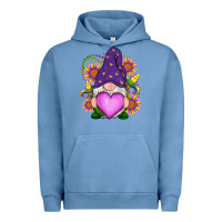 Pigment Pebble Blue Mardi Gras gnome Urban Hoodie - RanaPortraitStore