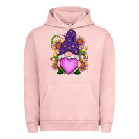 Pigment Salmon Mardi Gras gnome Urban Hoodie - RanaPortraitStore
