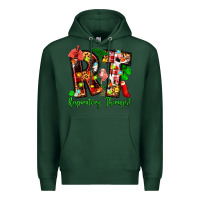 Sports Green christmas respiratory therapist Premium Hoodie - Zillion Design Studio