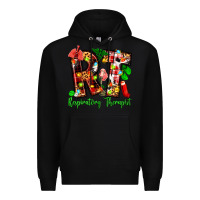 Black christmas respiratory therapist Premium Hoodie - Zillion Design Studio