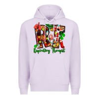 Lilac christmas respiratory therapist Premium Hoodie - Zillion Design Studio