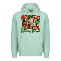 Seafoam christmas respiratory therapist Premium Hoodie - Zillion Design Studio