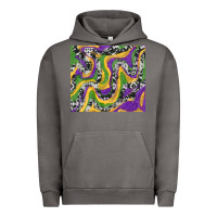 Pigment Tornado Mardi Gras Cowhide Urban Hoodie - RanaPortraitStore