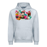 Heather Grey But first cafecito y chismecito Urban Hoodie - RanaPortraitStore