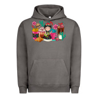 Pigment Tornado But first cafecito y chismecito Urban Hoodie - RanaPortraitStore