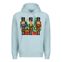 Blue Mist christmas natcrackers Premium Hoodie - Zillion Design Studio