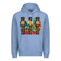 Colony Blue christmas natcrackers Premium Hoodie - Zillion Design Studio