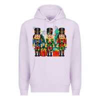 Lilac christmas natcrackers Premium Hoodie - Zillion Design Studio