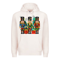 Pale Pink christmas natcrackers Premium Hoodie - Zillion Design Studio