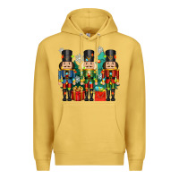 Antique Gold christmas natcrackers Premium Hoodie - Zillion Design Studio