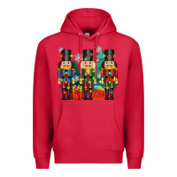 Cardinal christmas natcrackers Premium Hoodie - Zillion Design Studio