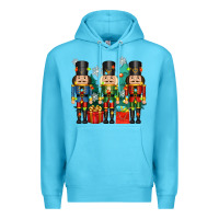 Ocean Blue christmas natcrackers Premium Hoodie - Zillion Design Studio