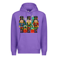 Purple christmas natcrackers Premium Hoodie - Zillion Design Studio