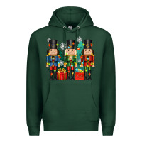 Sports Green christmas natcrackers Premium Hoodie - Zillion Design Studio