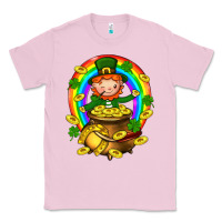 Bubblegum Pink Dwarf Cauldron St. Patricks Classic Tee - BundleAndBundleShop