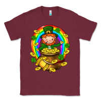 Burgundy Dwarf Cauldron St. Patricks Classic Tee - BundleAndBundleShop