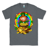 Charcoal Heather Dwarf Cauldron St. Patricks Classic Tee - BundleAndBundleShop