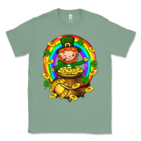 Sage Dwarf Cauldron St. Patricks Classic Tee - BundleAndBundleShop