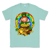 Seafoam Dwarf Cauldron St. Patricks Classic Tee - BundleAndBundleShop