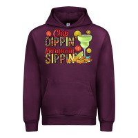 Mauve Wine Chip dippin' margarita sippin' Urban Hoodie - RanaPortraitStore