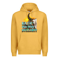 Mustard back on my bullshit Premium Hoodie - texasbilliewilder