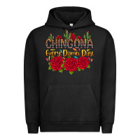Pigment Black Chingona every damn day Urban Hoodie - RanaPortraitStore