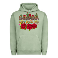 Pigment Oil Green Chingona every damn day Urban Hoodie - RanaPortraitStore