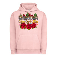 Pigment Salmon Chingona every damn day Urban Hoodie - RanaPortraitStore