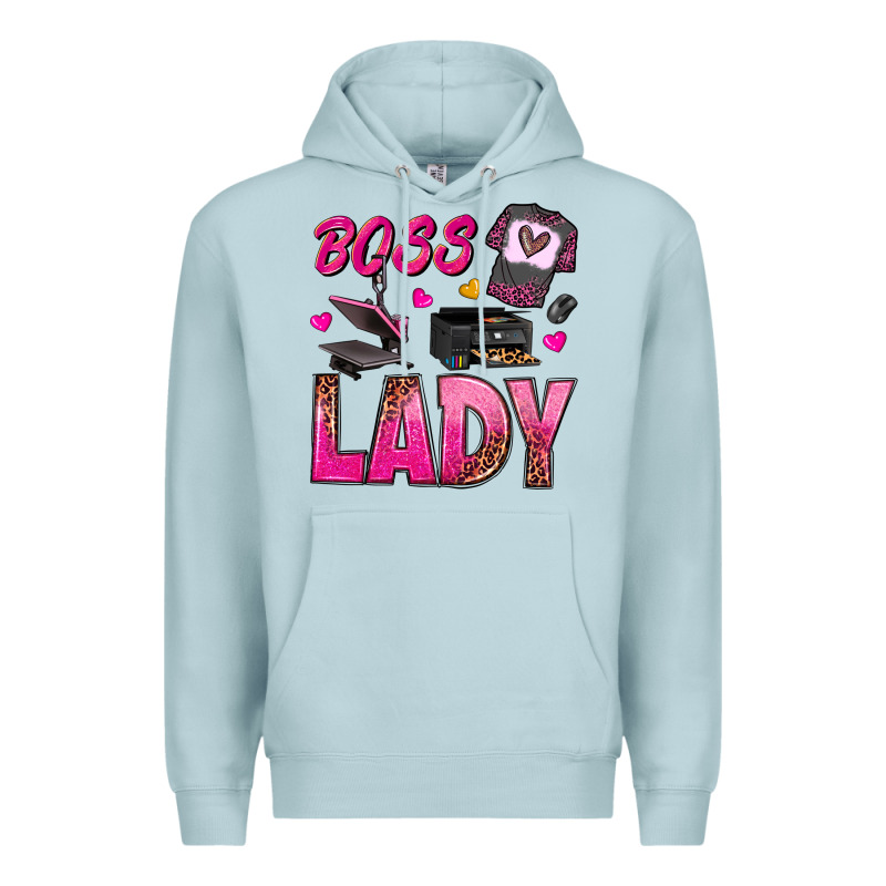 Boss Lady Premium Hoodie by texasbilliewilder | Teevron